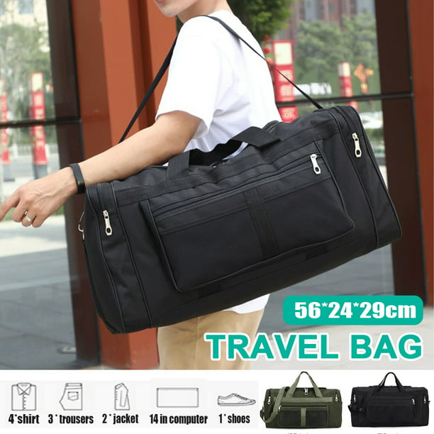 Travel Duffel Canvas Bag Bag Bag Men Leisure Canvas Bag Bag Shoulder Bag Laptop Computer Trend Gym Sports Luggage Bag 
